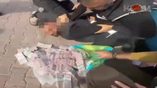 Poşetteki 2 milyon lira ile 30 metre gidebildiler, polisin operasyonuyla yakalandılar