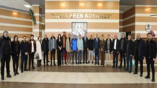 Rektör Elmastaş, Gazetecileri ağırladı