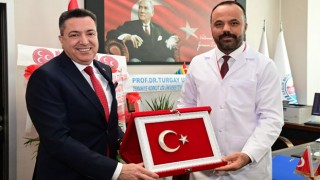 Rektör Uzun’dan Başhekim Hakkoymaz’a Ziyaret