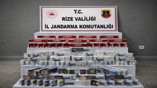 Rizede kaçak sigara operasyonu