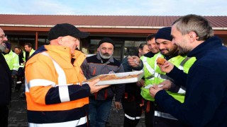 Saha kahramanlarına tatlı sürpriz