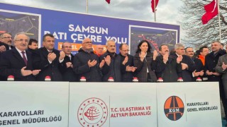 Samsun Batı Çevre Yolunun temeli atıldı