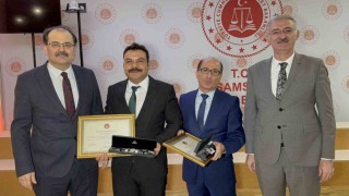 Samsunda başarılı hâkimlere Adalet Başarı Belgesi