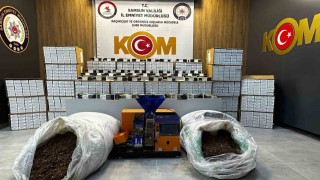 Samsunda kaçak sigara ve tütün operasyonu: 280 bin adet makaron, 40 bin adet sigara ele geçirildi