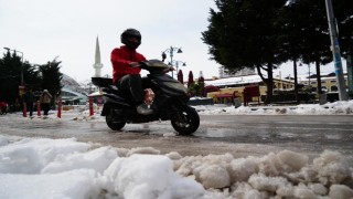 Samsunda motosiklet ve motokuryelerin trafik yasağı kaldırıldı