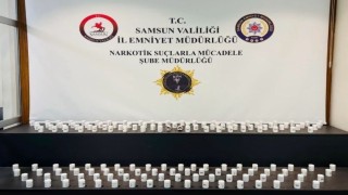 Samsunda uyuşturucu hap ele geçirildi: 4 gözaltı