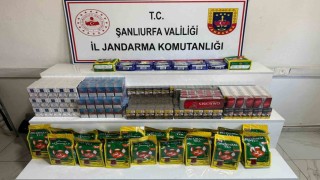 Şanlıurfada 6 bin 180 paket gümrük kaçağı sigara ele geçirildi
