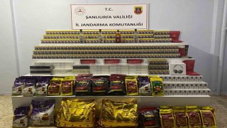Şanlıurfada 9 bin 440 paket gümrük kaçağı sigara ele geçirildi