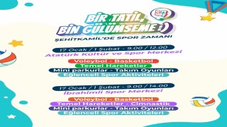 Şehitkamilde yarıyıl tatili spor şenliğiyle renklenecek