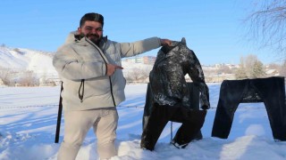 Sibirya soğukları Sivası dondurdu, çamaşırlar kaskatı kesildi