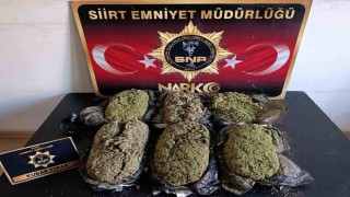 Siirtte 3 kilo esrar ele geçirildi
