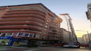 Siirtte 40 metre yüksekliğe kadar ulaşabilen hidrolik merdiven hizmete alındı