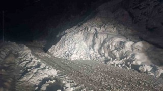 Şırnak yoluna çığ düştü, karayolu 2 saat ulaşıma kapandı