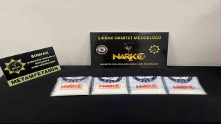 Şırnakta narkotik operasyonu: Yarım kilo metamfetamin ele geçirildi