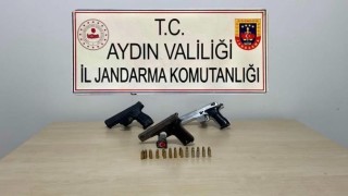 Sökede 3 ruhsatsız tabanca ele geçirildi