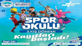 Spor A.Ş.nin 3. kış dönemi spor okulu kayıtları başladı