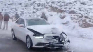 TAG Otoyolu Gaziantep kesiminde çok sayıda kaza meydana geldi