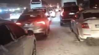 TAG Otoyolu Gaziantep kesiminde kar esareti: Çok sayıda araç mahsur kaldı