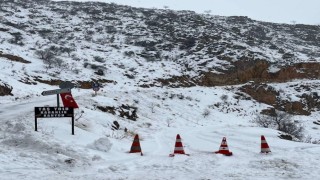 Taşyolunda çığ düştü, güzergâh ulaşıma kapatıldı