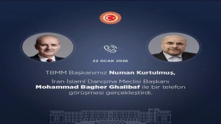 TBMM Başkanı Kurtulmuş, İran İslami Danışma Meclisi Başkanı Ghalibaf ile telefonda görüştü