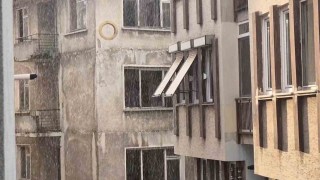 Tekirdağda doluyla karışık yağış