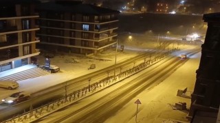 Tekirdağda eğitime kar engeli