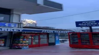 Tekirdağda elektrik telleri alev alarak kıvılcım saçtı