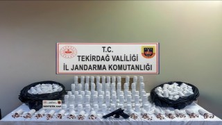 Tekirdağda narkotik operasyonu: Yüklü miktarda sentetik ecza ele geçirildi