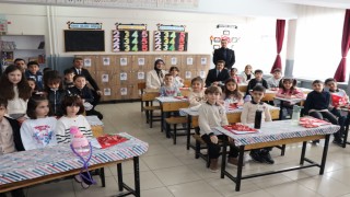 Tercanda öğrencilerin yarıyıl karne sevinci