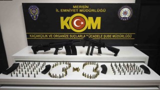 Teypte gizlenen silahtan kalaşnikofa: Mersinde suç odaklarına büyük darbe