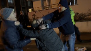 Tokatta yangın sonrası mahallede kavga çıktı