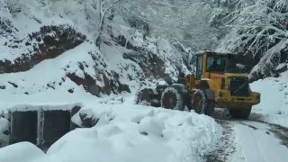 Trabzonda 24 mahalle yolu kar nedeniyle ulaşıma kapandı