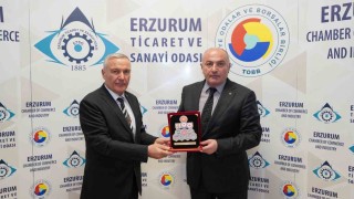TSKGV temsilcisi Avcı, ETSO Başkanı Özakalını ziyaret etti