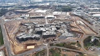 Türkiyenin en büyük şehir hastanesi Sancaktepede yükseliyor
