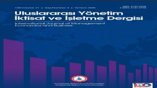Uluslararası Yönetim İktisat ve İşletme Dergisinin yeni sayısı yayımlandı