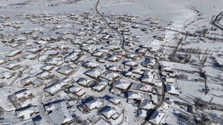 Uşakta kartpostallık kar manzaraları