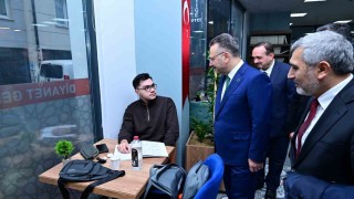 Vali Aksoy, Diyanet Aile ve Gençlik Merkezinde incelemelerde bulundu