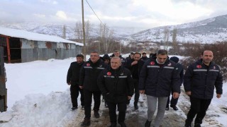 Vali Hatipoğlu, karla mücadele çalışmalarını inceledi