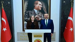 Vali Hüseyin Aksoy, Almanya Başkonsolosu Dr. Regine Grienbergeri makamında kabul etti