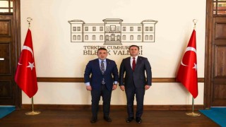 Vali Sözerden İl Emniyet Müdürü Çağlara tebrik