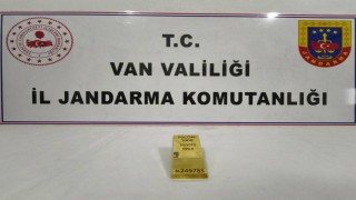 Vanda 1 kiloluk kültçe altın ele geçirildi