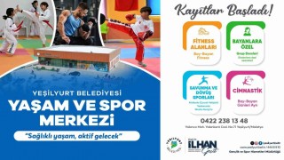 Yeşilyurt Belediyesi Yaşam ve Spor Merkezinde kayıtlar başladı