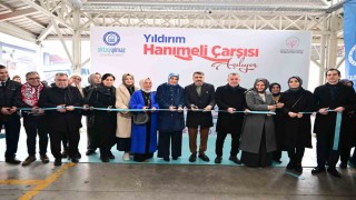 Yıldırıma hanımeli çarşısı açıldı