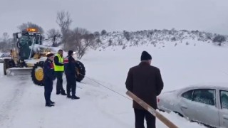 Yozgatta karla mücadele aralıksız sürüyor