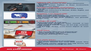 Zonguldakta 112ye bir yılda 541 bin çağrı geldi