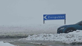 Zonguldakta kar etkili oldu