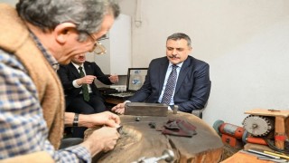 45 yıllık Oltu taşı ustası Hali Aydına vefa