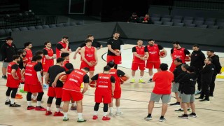 A Milli Erkek Basketbol Takımı, Sırbistan maçı hazırlıklarına başladı