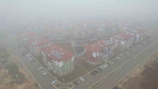 Adıyamanda sis etkili oldu