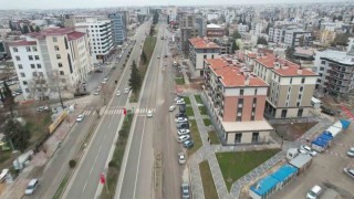 Adıyamanda yıkımın boyutu havadan görüntülendi